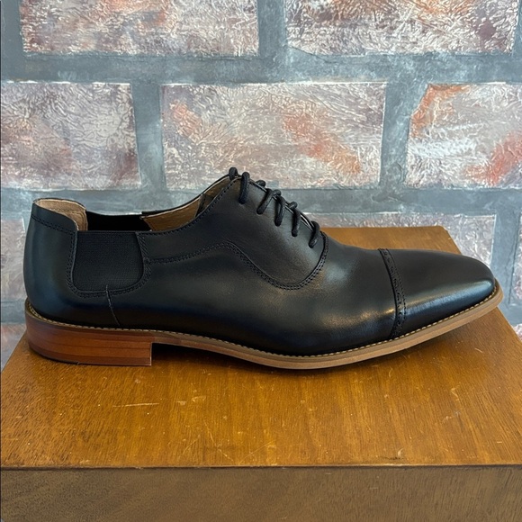 Vintage Foundry Co. NYC Est 2014, Black Leather Oxford Shoes - Picture 7 of 10